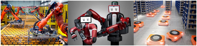 cobots Fotografías de Brazos Robóticos Articulados, Cobots y AGVs