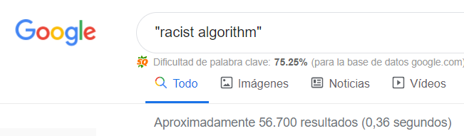 Sin título resultados de busqueda racist algorithm