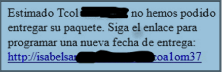 smishing ejemplo smishing ejemplo