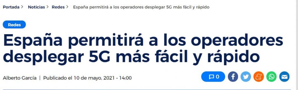 5G EN ESPAÑA