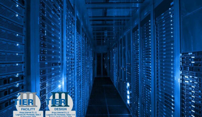 Arsys amplía el alcance de las certificaciones Tier III de su principal centro de datos