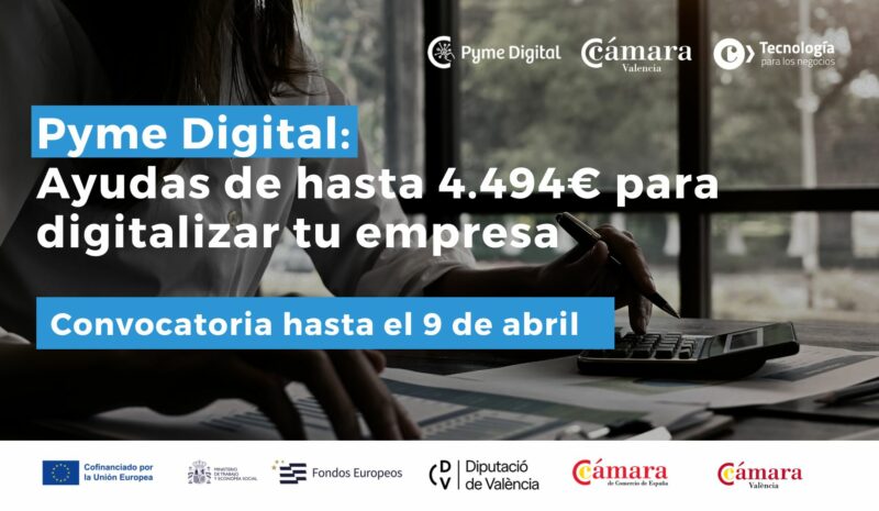 Pyme Digital 2025, abierto el plazo de solicitud hasta el 9 de abril
