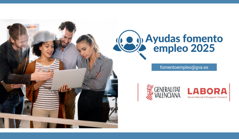 Nueva convocatoria de ayudas al fomento de empleo 2025